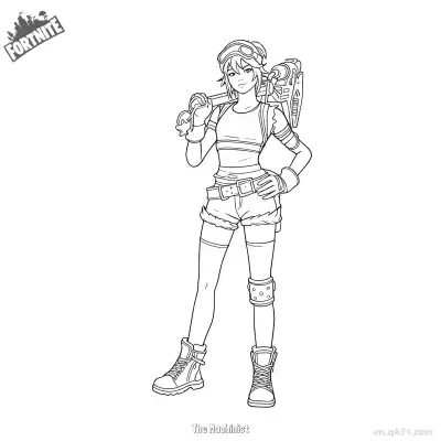 Free printable The Machinist 02 Coloring Page - Free PDF Printable Fortnite Coloring Sheets coloring page